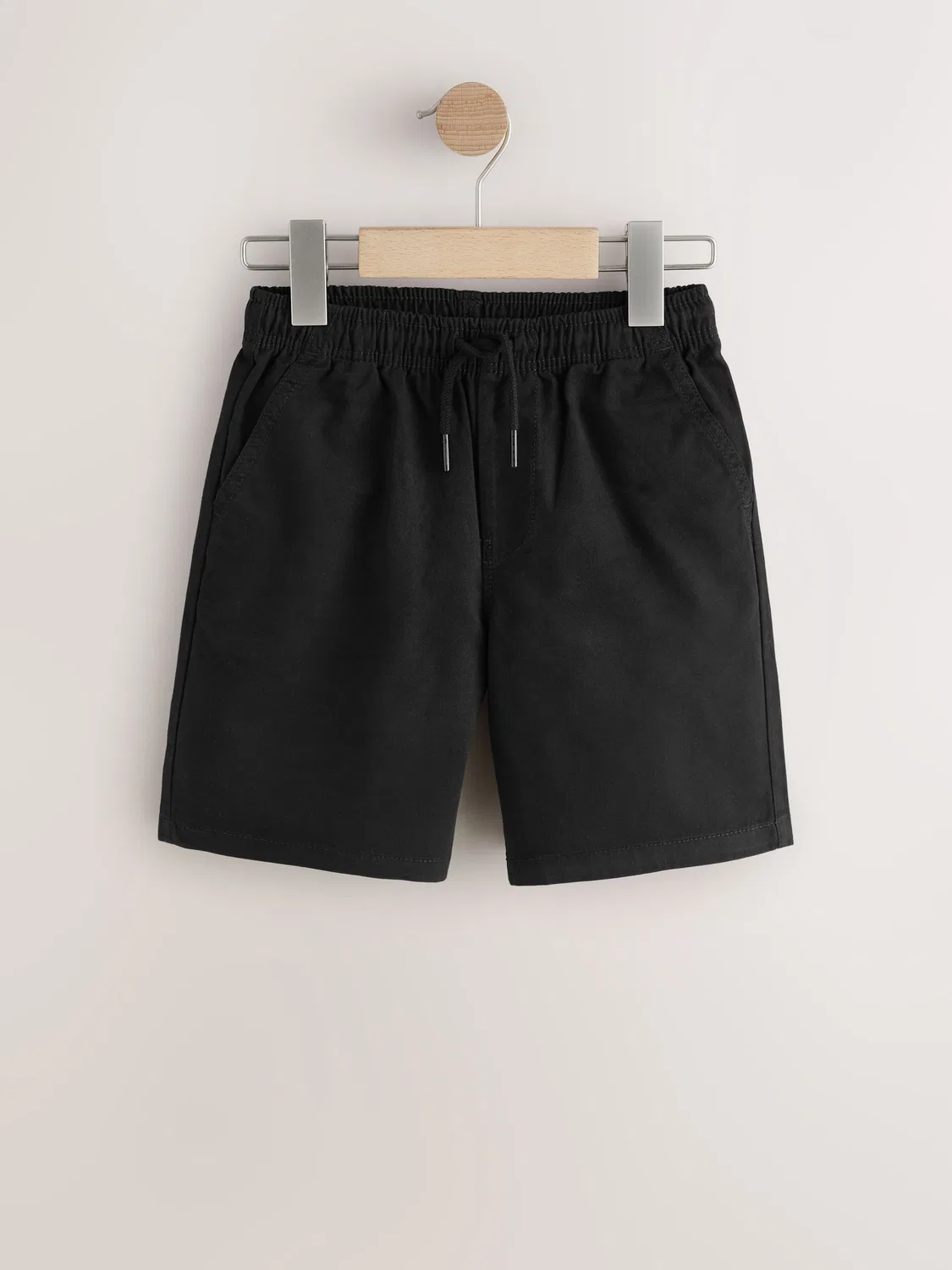 Шорты свободного кроя, Black Loose Fit Shorts Next, черный