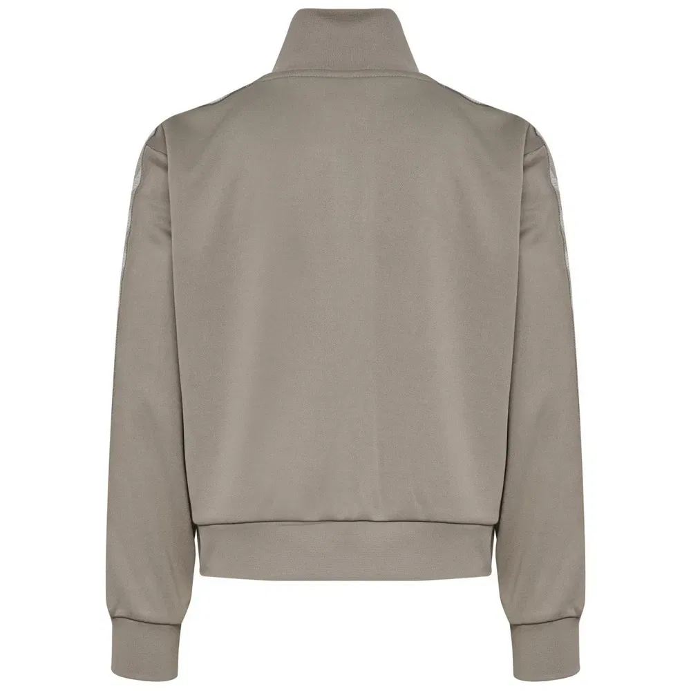 Детская куртка-олимпийка с блестящими лампасами Hummel, Grey — фото 4