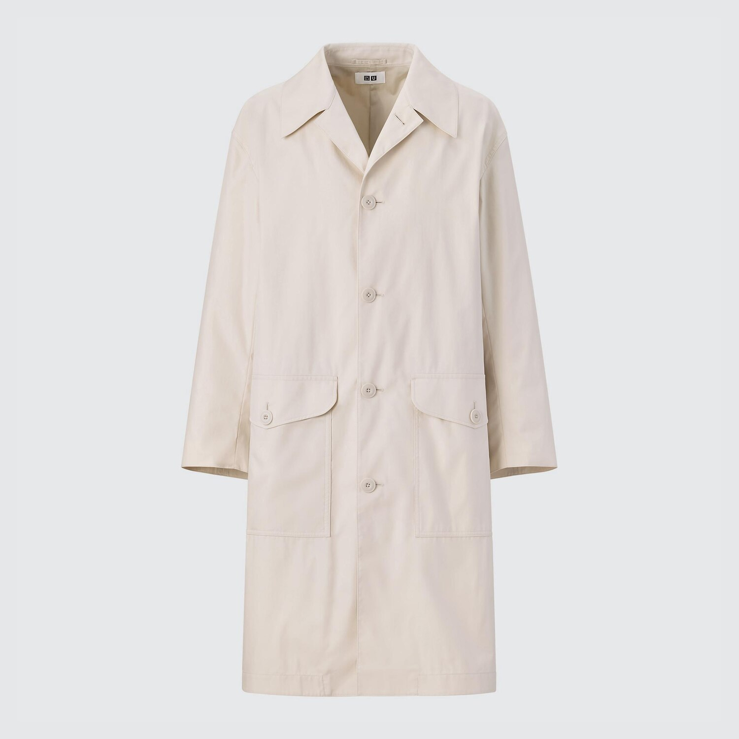 

Мужской однобортное плащ Uniqlo U Collection, 30 кремовый, Бежевый, Мужской однобортное плащ Uniqlo U Collection, 30 кремовый