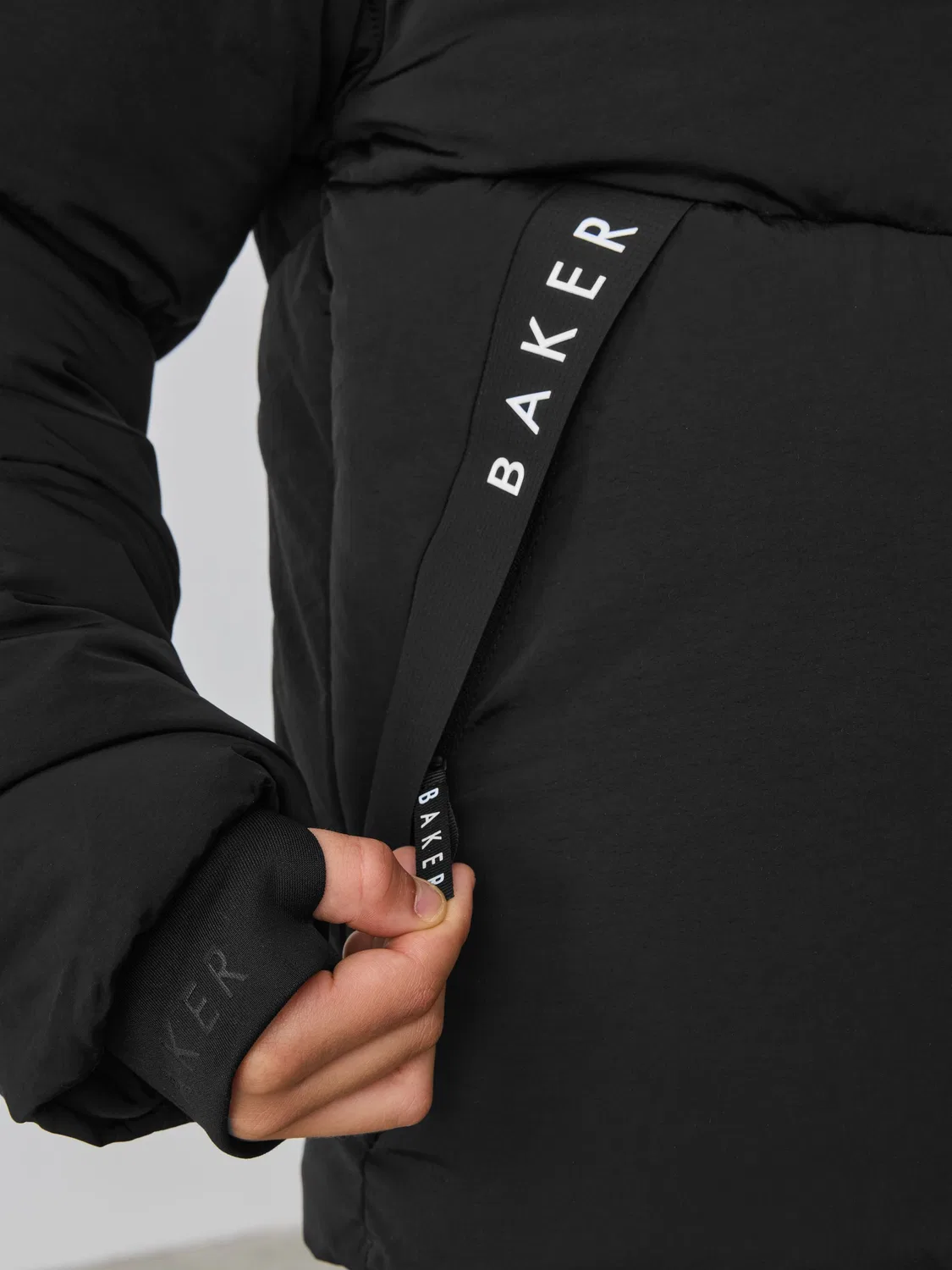 Куртка утепленная, водонепроницаемая Baker by Ted Baker, черный — фото 3