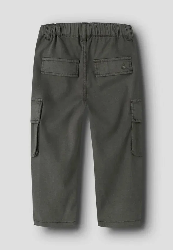 Брюки карго с эластичным поясом Nmmben tap cargo twi pant, Name It, peat — фото 4
