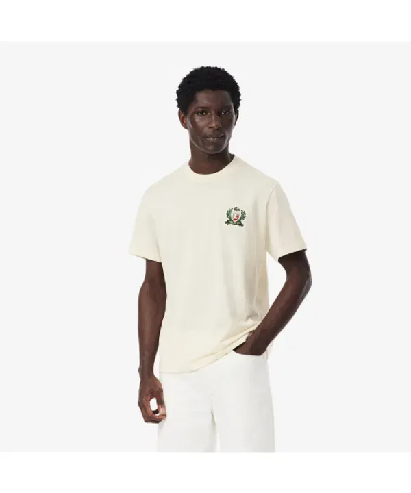 Футболка с коротким рукавом с вышивкой, TH0027-55G Lacoste