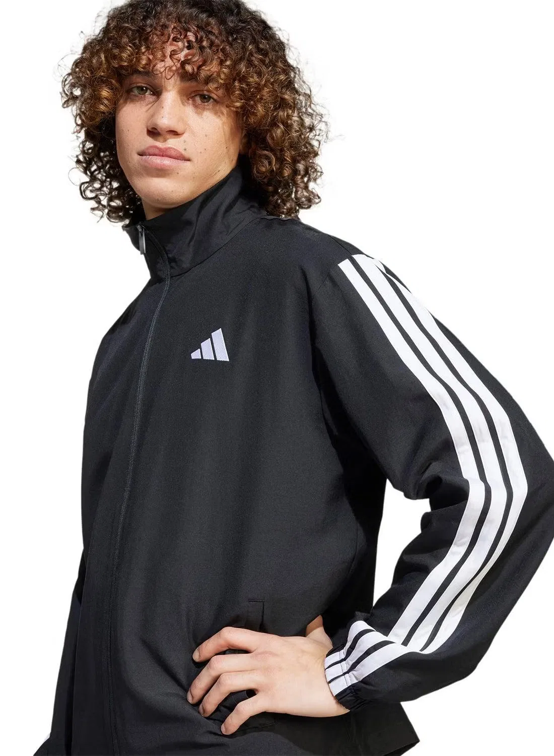 Спортивный костюм с длинными рукавами Dayready 3-stripes Adidas, черный — фото 3