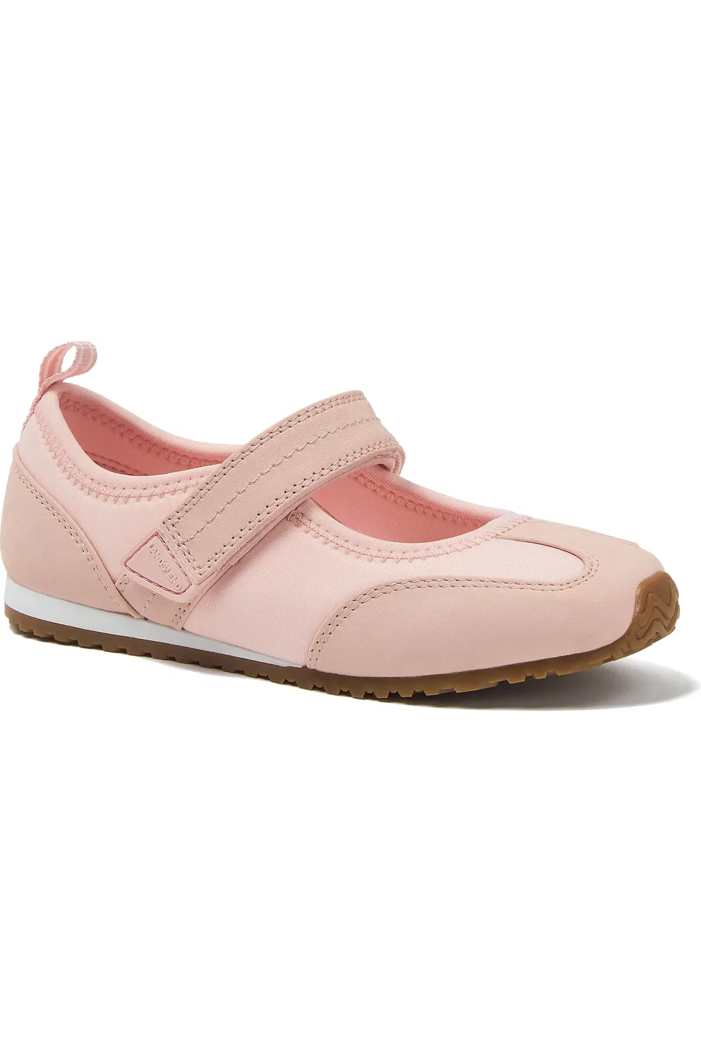 Детские кеды спортивные Mary Jane на липучке Lands' End, Pearl Blush