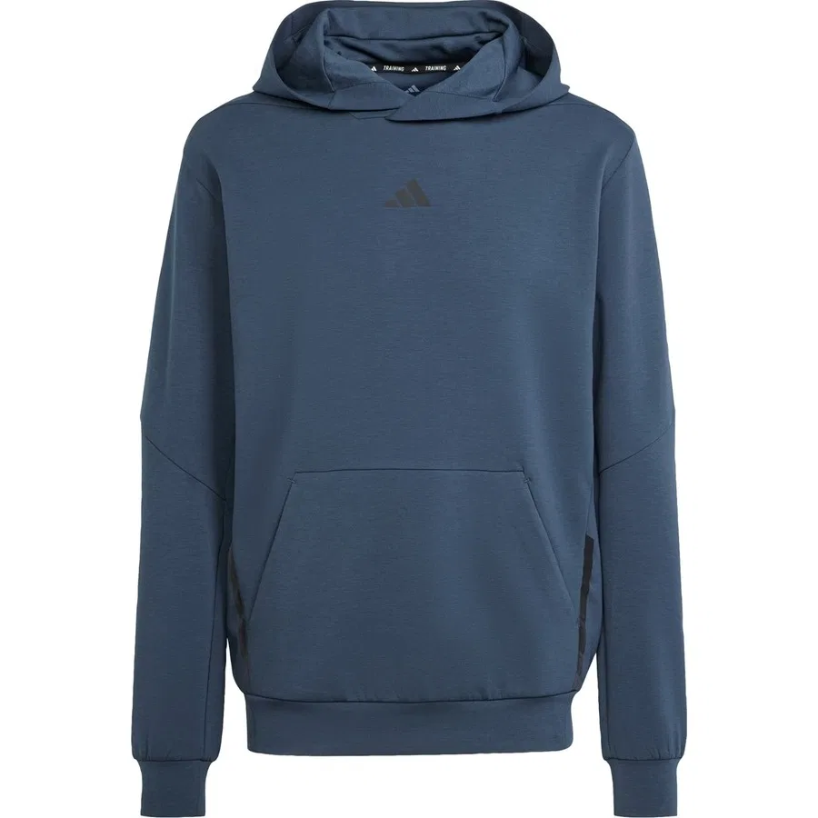 Худи с капюшоном с принтом adidas Performance JI8142 Designed For Training Hoodie, Синий — фото 3