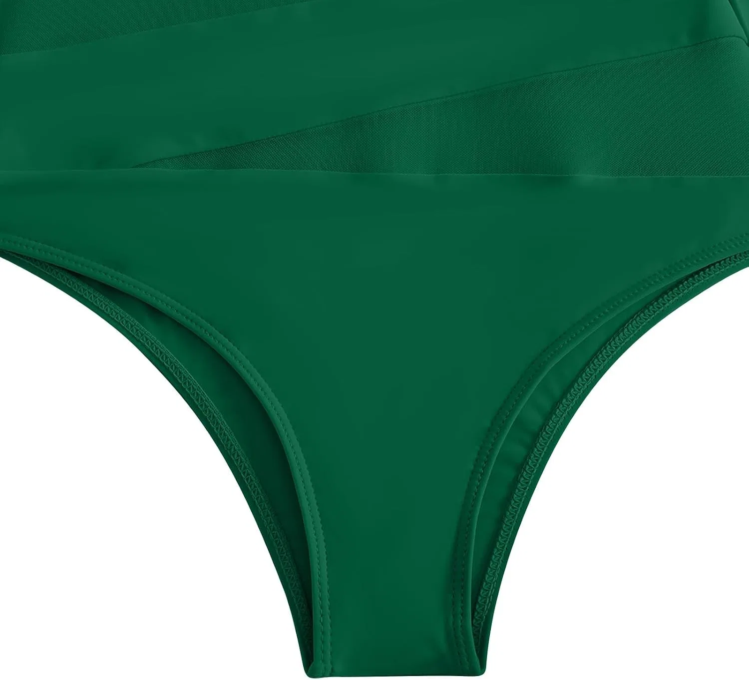 Женский монокини с эффектом утяжки, регулируемые бретели, Mesh, Green — фото 4