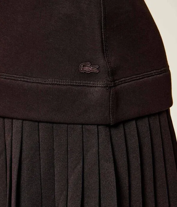 Юбка мини Lacoste Flare Fit, коричневый — фото 4