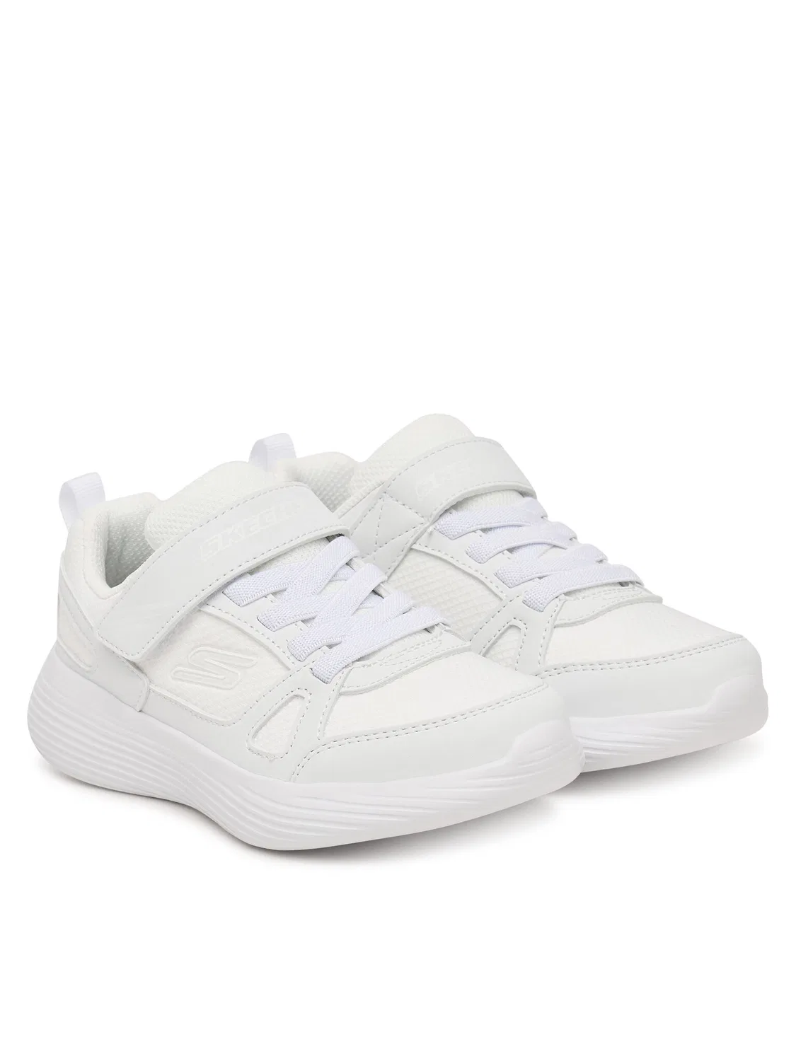 Кроссовки для мальчика Back To School: GOrun Skechers, белый — фото 2