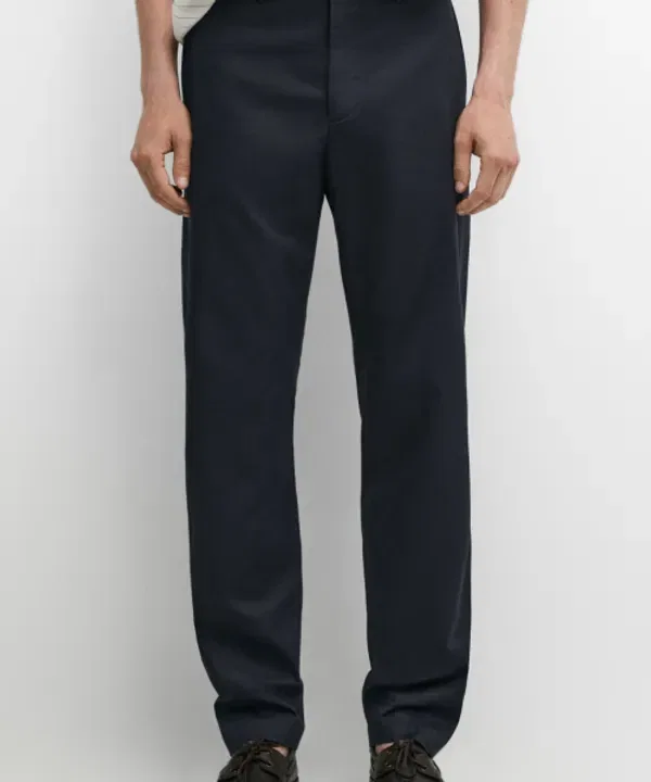 Брюки хлопковые, Slim Fit, Massimo Dutti