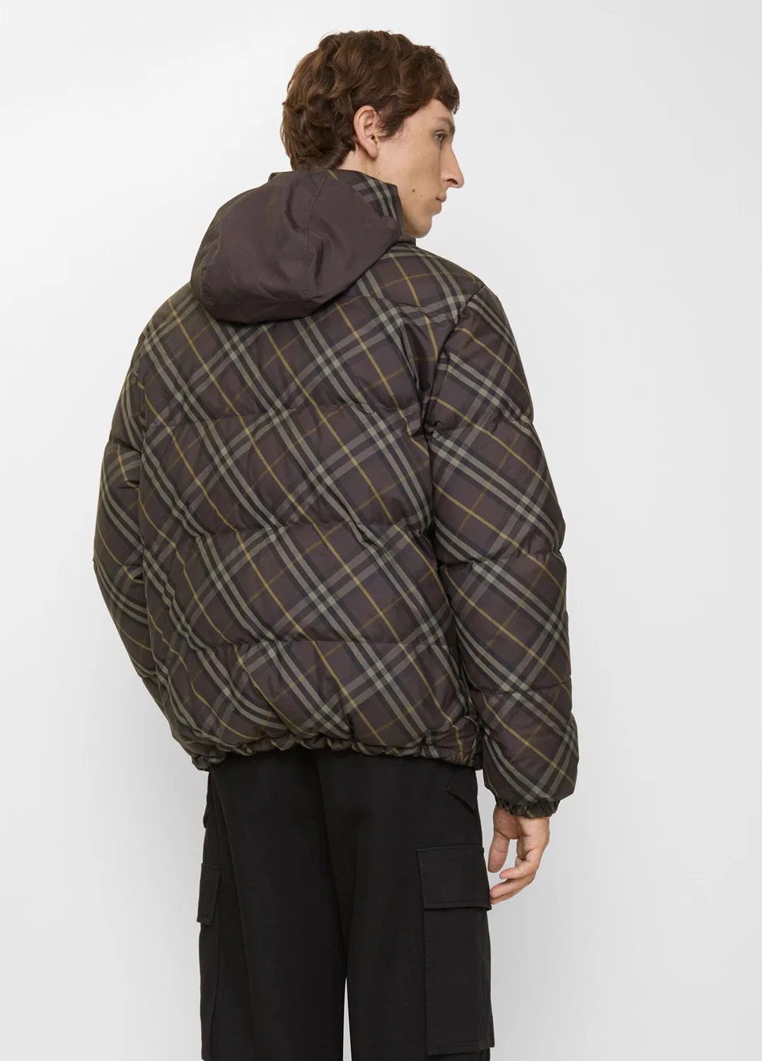 Пальто Burberry Snowdon Check, коричневый — фото 4