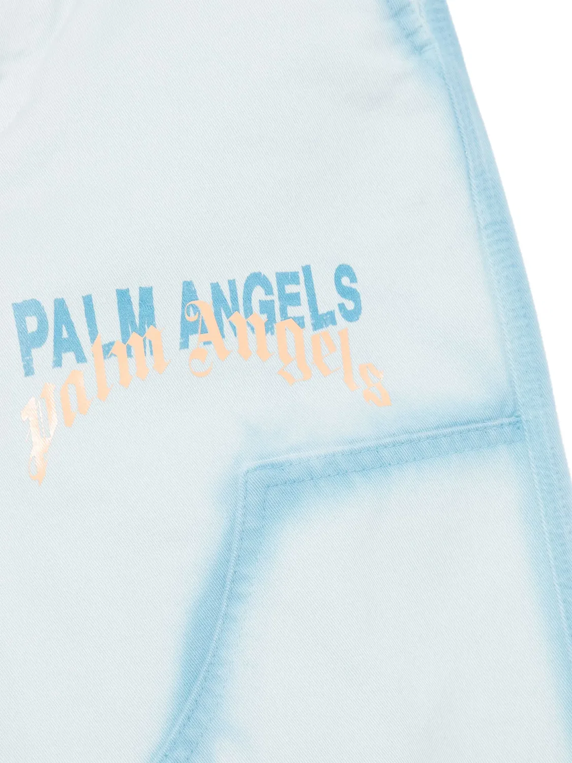 Джинсовая куртка для мальчиков Palm Angels, синий — фото 2