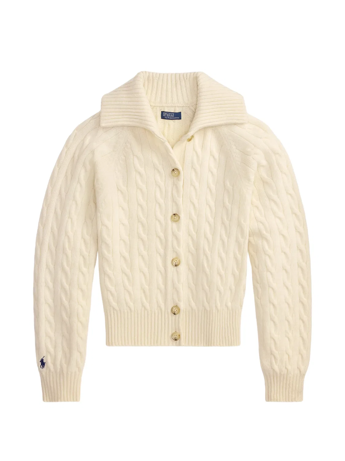 Polo Ralph Lauren Кардиган из шерсти и кашемира белый