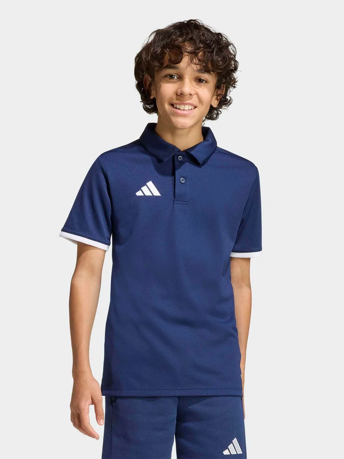 Поло футбольное Entrada 26 adidas, синий