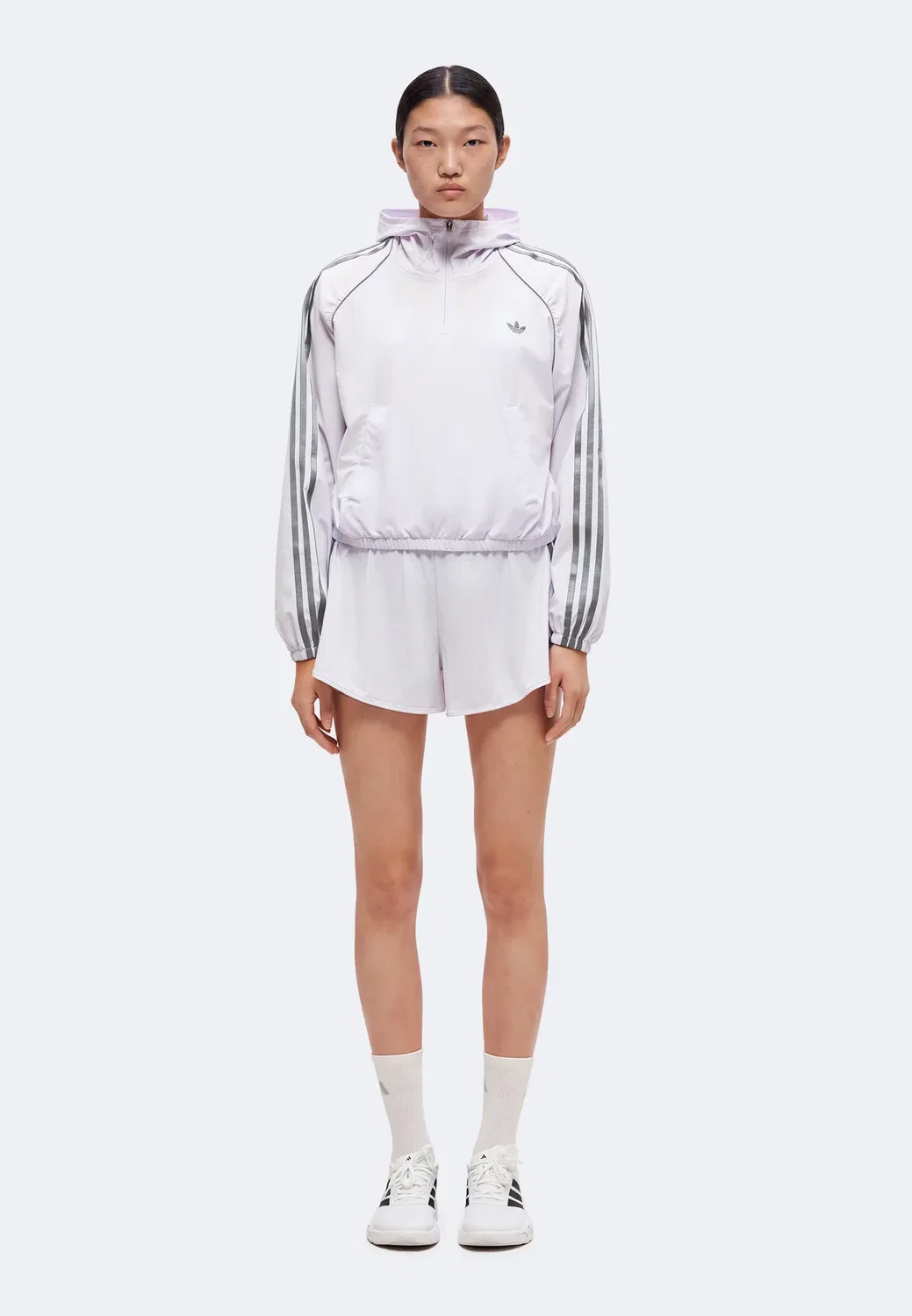 Оригинальная спортивная накидка - худи Adidas Performance, Frozen Purple — фото 2