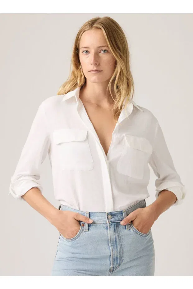 Женская рубашка из льна Elaine Utility Levi'S, White