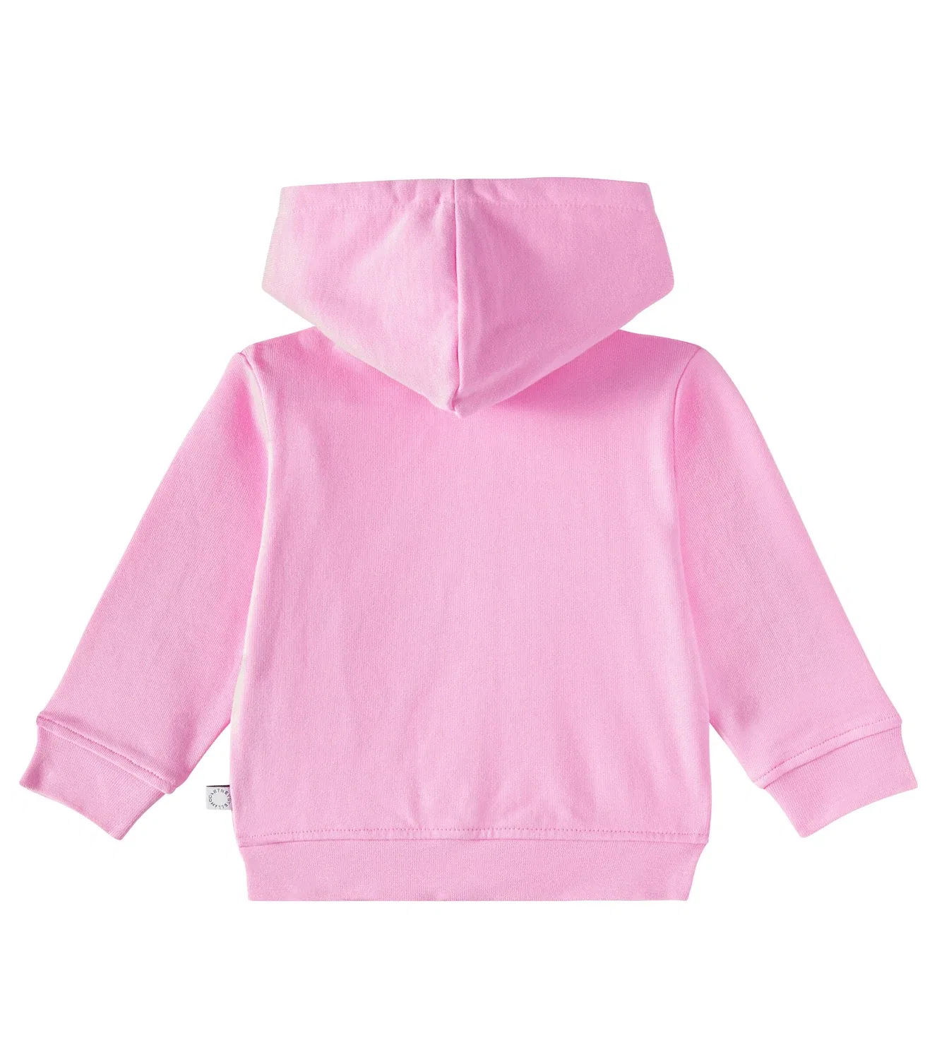 Детская толстовка из хлопка с принтом Stella Mccartney Kids, розовый — фото 2