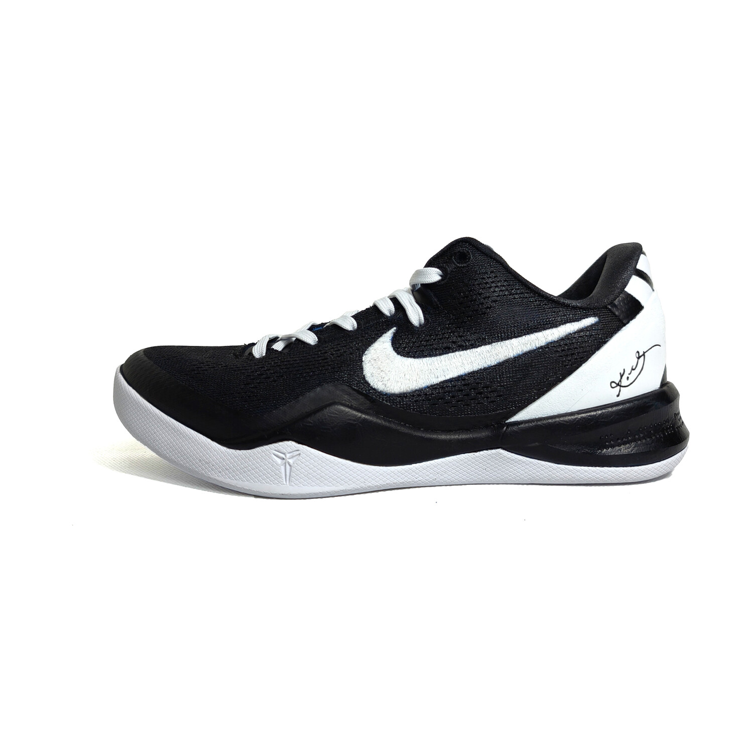 

Баскетбольные кроссовки Kobe 8 унисекс с низким верхом черного/белого цвета Nike