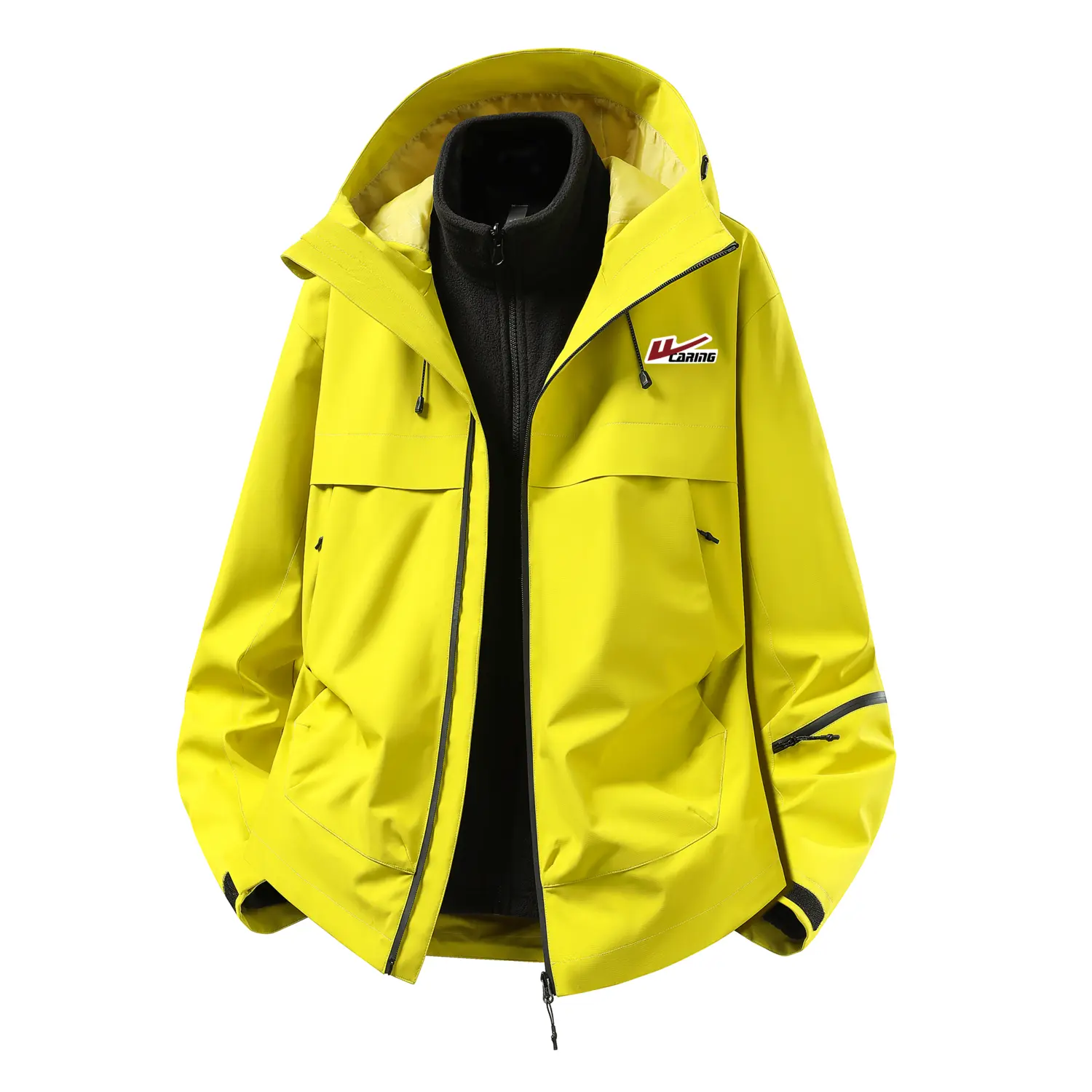 

Ветровка Unisex WARRIOR, lime желтый (diy badge)