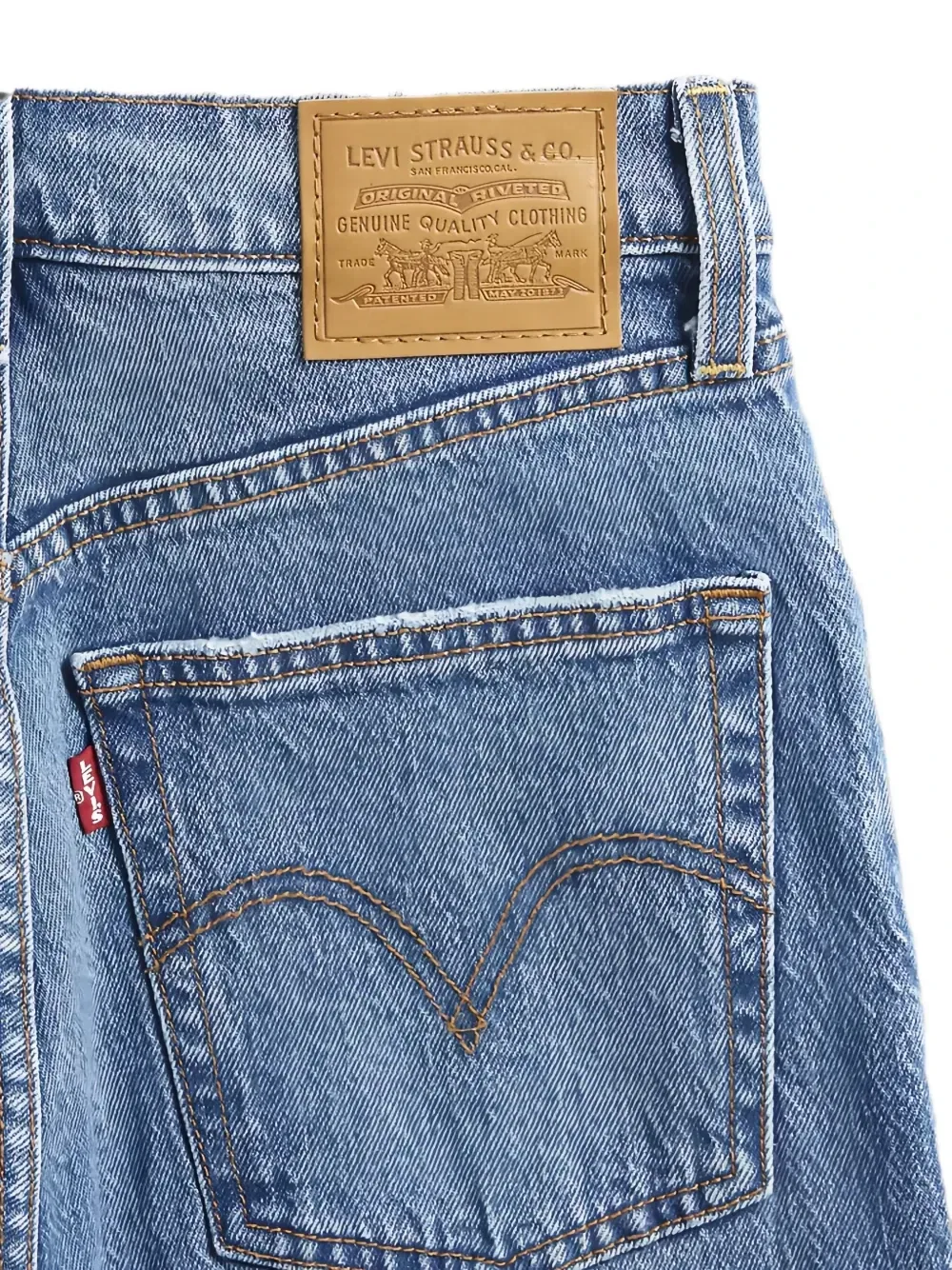 Джинсы с прямыми штанинами Ribcage Levi'S, синий — фото 4