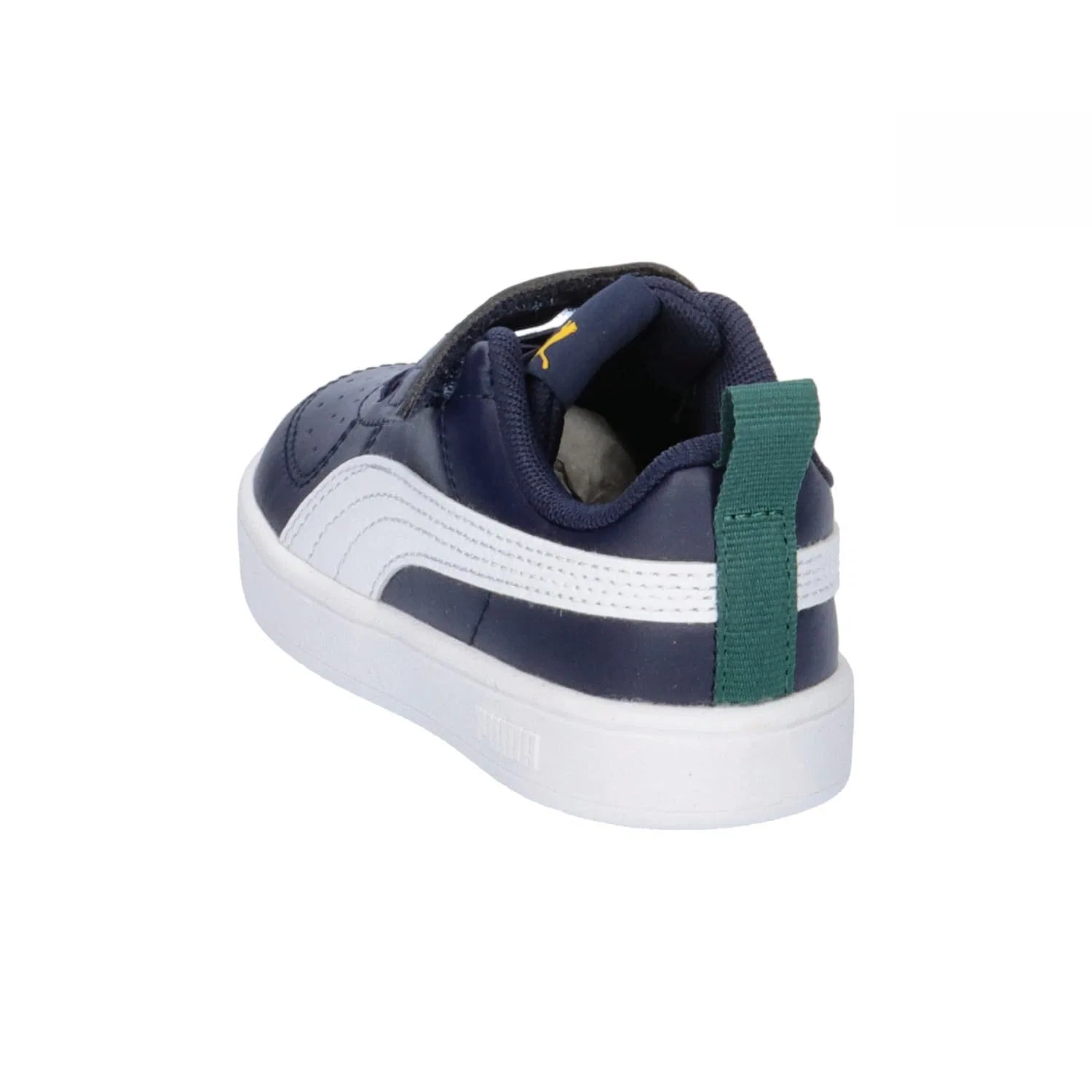 Детские кроссовки с синтетическим верхом PUMA Rickie AC PS Unisex, Peacoat White — фото 4