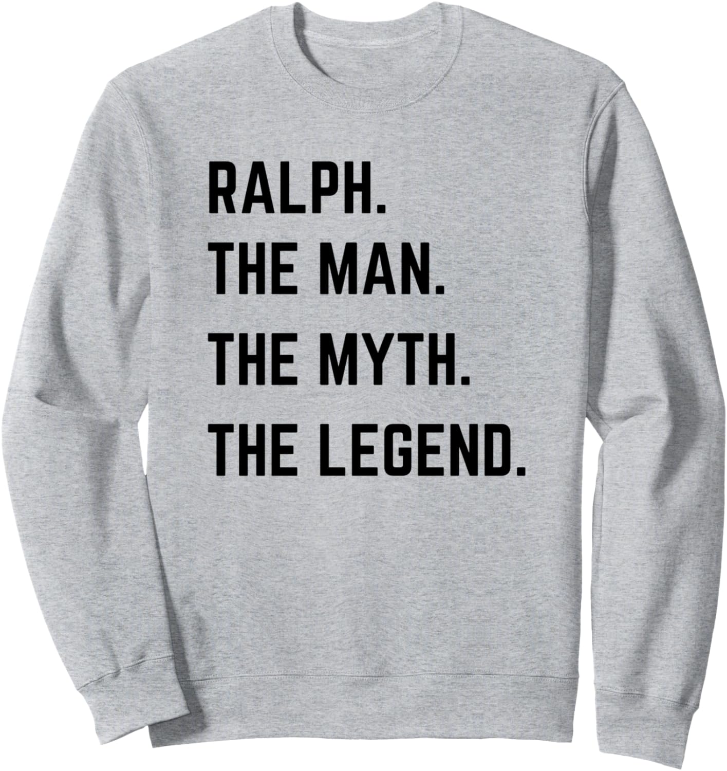 

Толстовка «Ральф - человек, миф, легенда» ко Дню отца Personal The Man The Myth The Legend Mens Gifts, серый