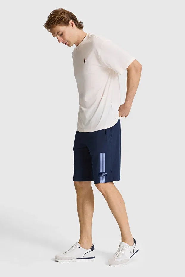Мужские шорты с принтом U.S. Polo Assn., Navy Blue — фото 3