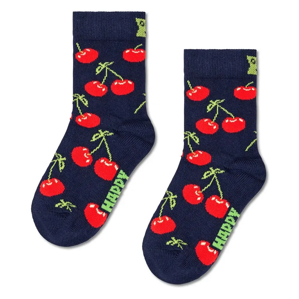 Носки детские Cherry полудлинные Happy Socks, мультиколор