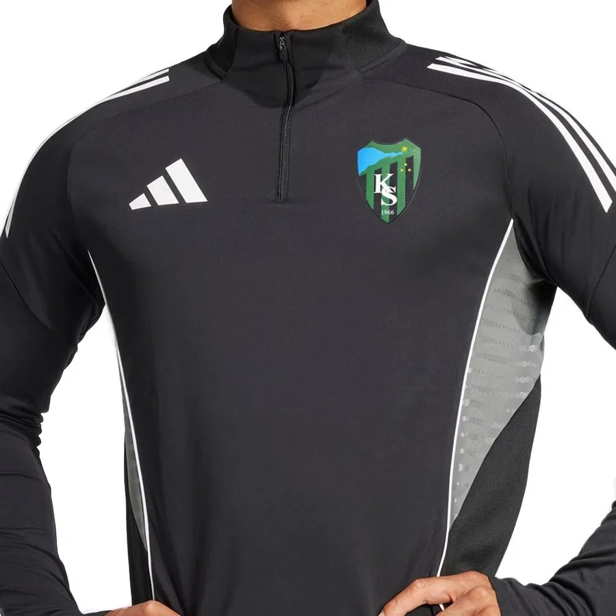 Спортивный свитшот с капюшоном Adidas JJ1515, Черно-белый — фото 3