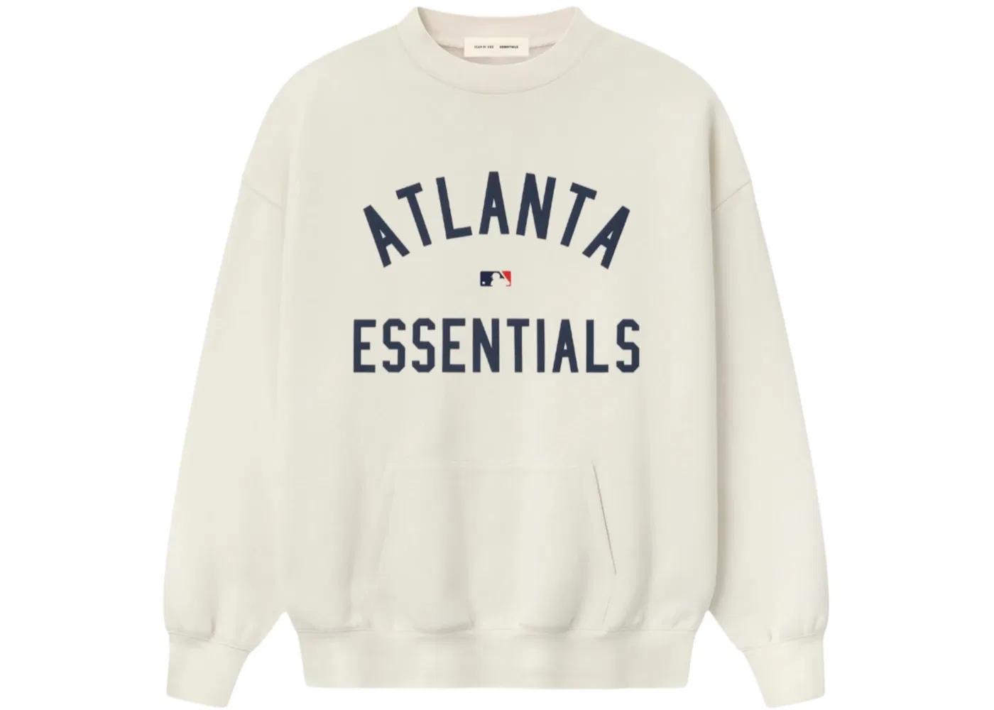 Мужской свитшот с длинным рукавом Crewneck Fear of God, Cream White