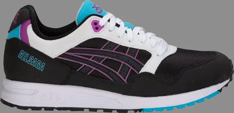 

Кроссовки gel saga 'black orchid' Asics, черный