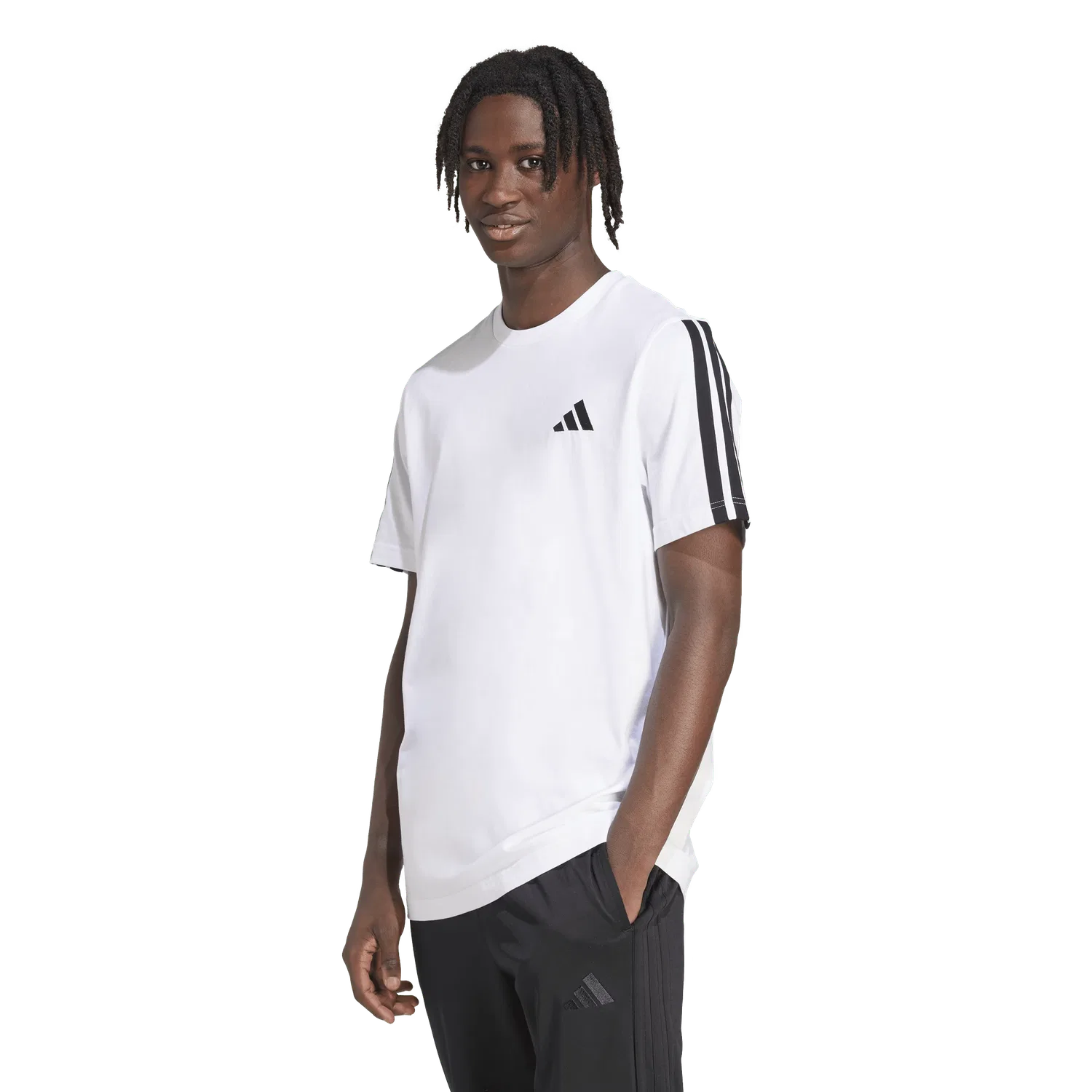 Мужская футболка Athletic Fit Adidas, белый — фото 2