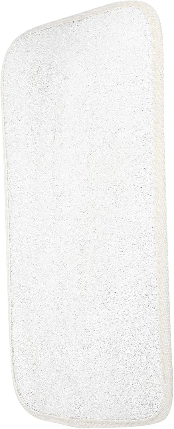 Мочалка для спины с люфой TOVINANNA, 1 шт, 34x18x1 см, Разные цвета