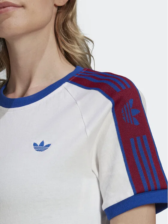 Футболка regular fit Tape Adidas, белый — фото 4