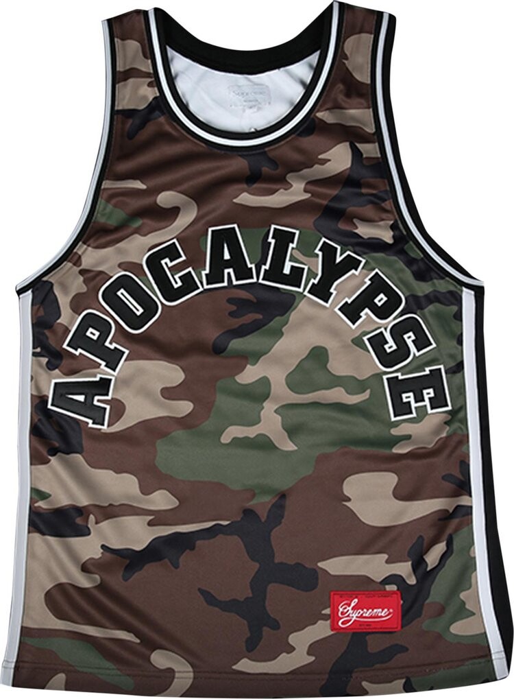 

Футболка Supreme Apocalypse Basketball Jersey 'Woodland Camo', разноцветный, Коричневый, Футболка Supreme Apocalypse Basketball Jersey 'Woodland Camo', разноцветный