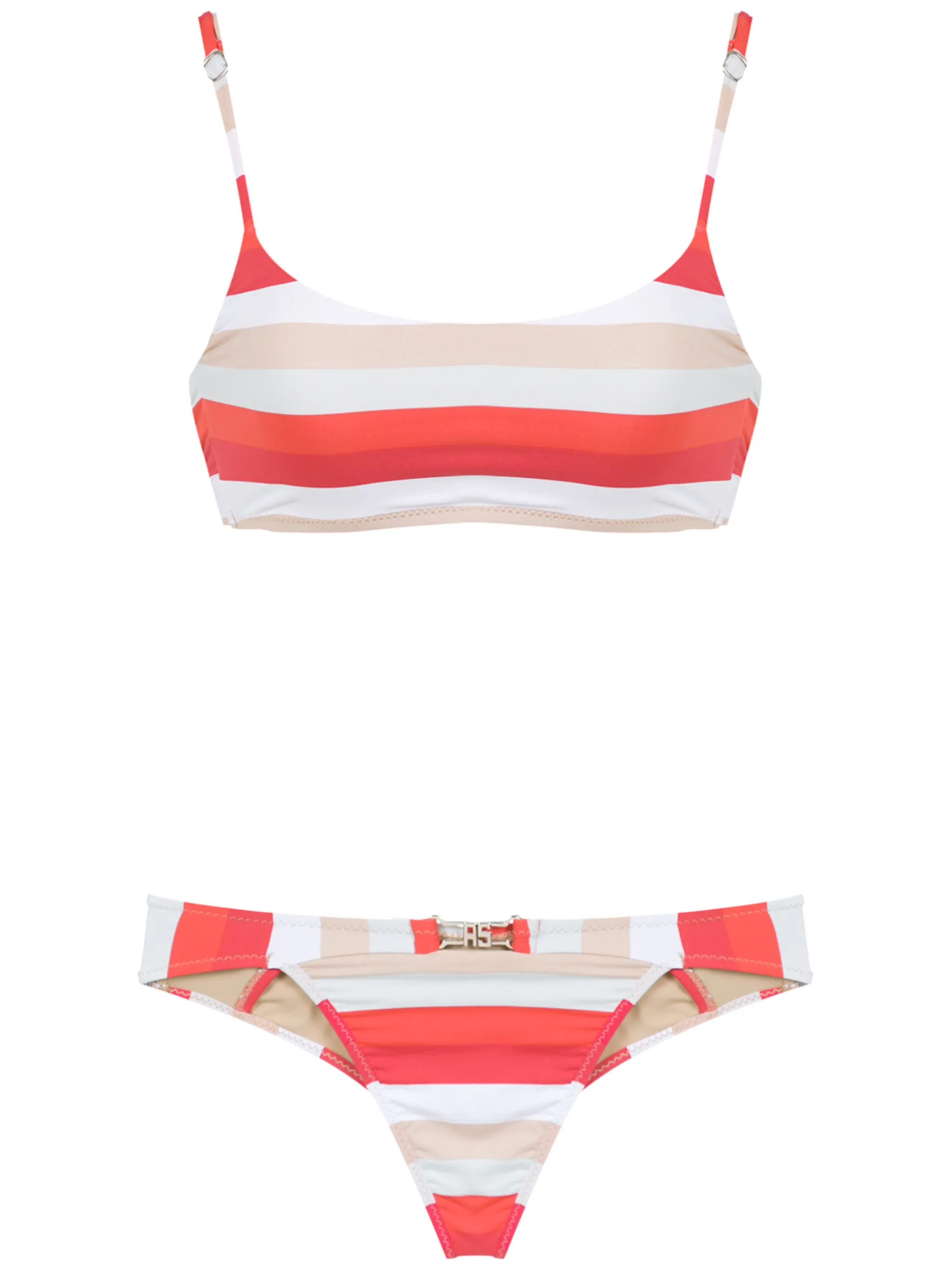 

Комплект бикини в полоску Amir Slama, красный