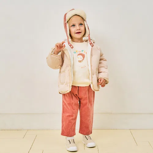 Куртка-бомбер Organic Mom для девочек, полиэстер, その他