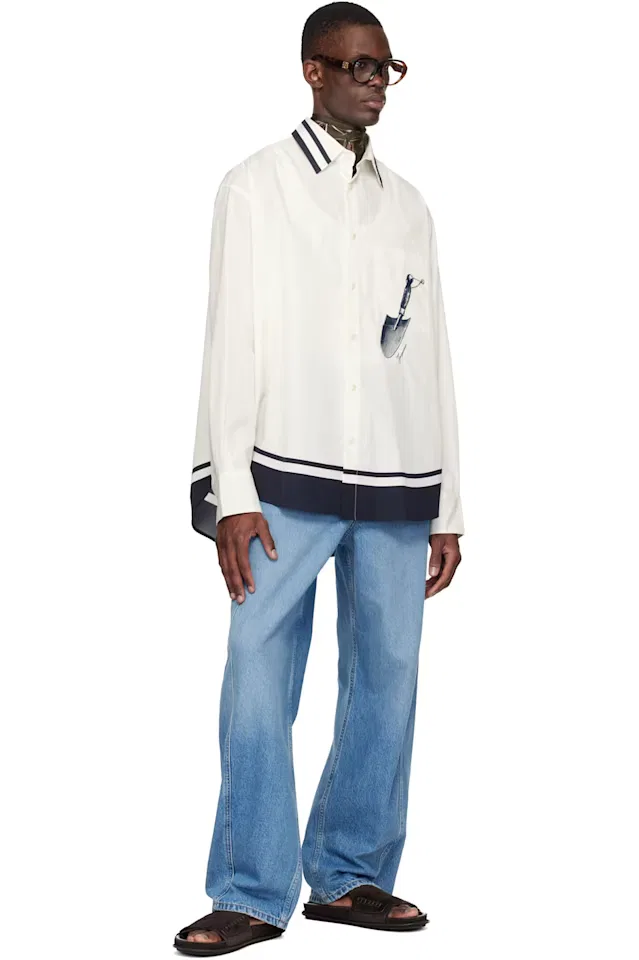 Рубашка the camargue Jacquemus — фото 4