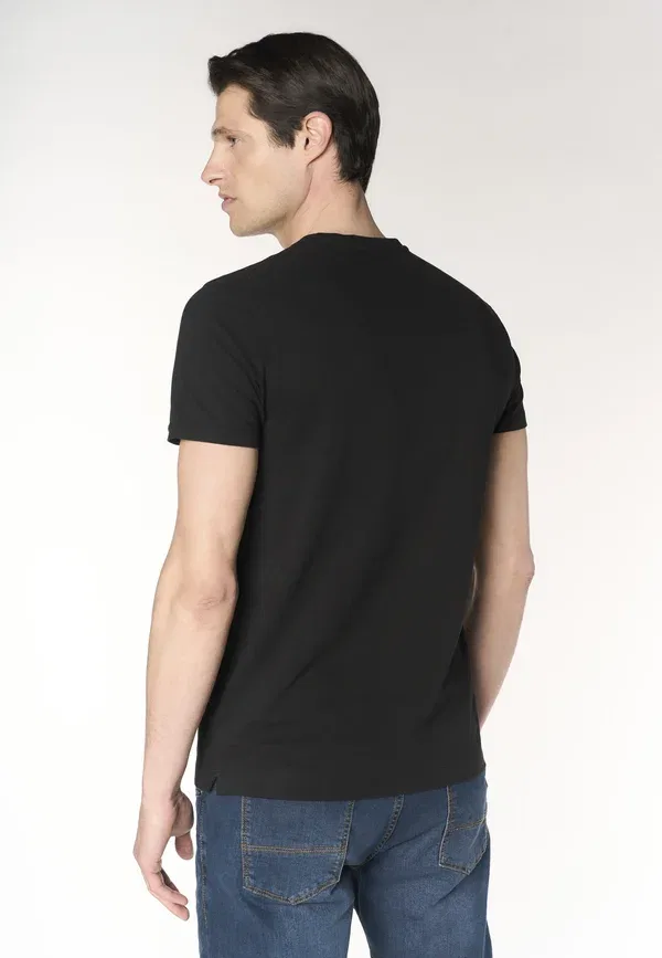 Футболка хлопковая Basic t-shirt U.S. Polo Assn., черный — фото 3