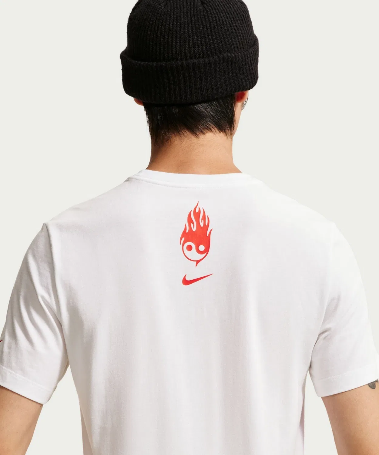 Мужская футболка с коротким рукавом, хлопковая, Nike Sportswear, White — фото 3