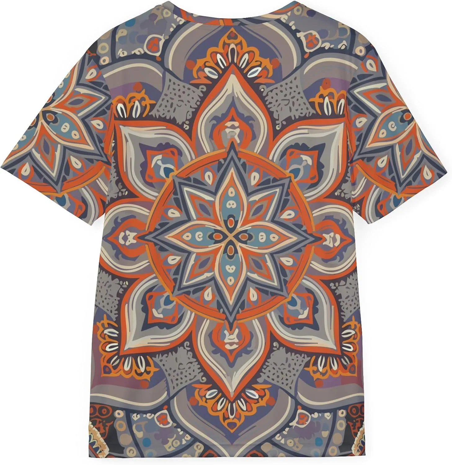 Унисекс футболка с орнаментом Mandala Tee, Multicolor — фото 2