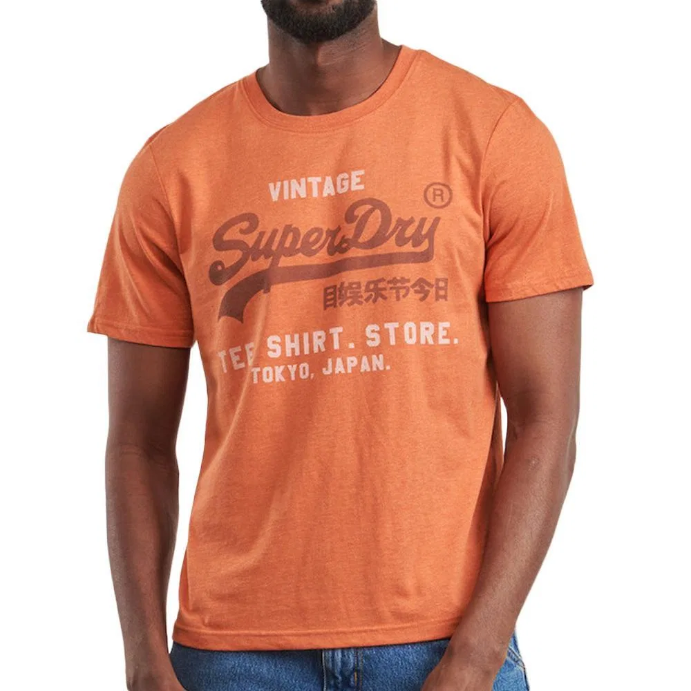 Мужская футболка с коротким рукавом Superdry, Orange — фото 2