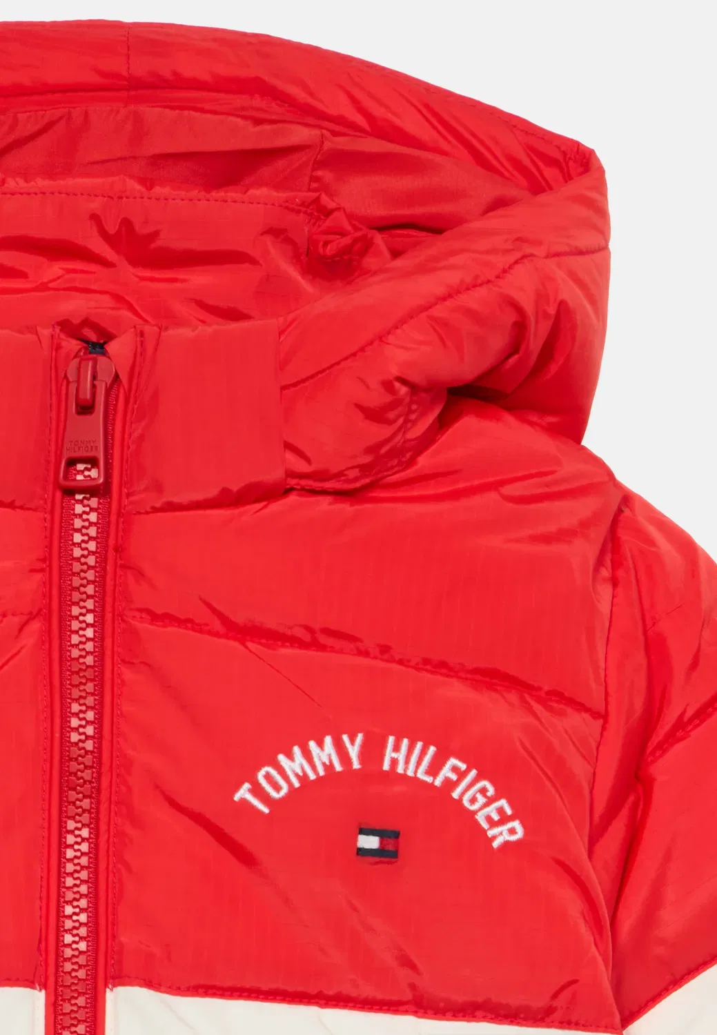 Пуховик в стиле колор-блок, унисекс - зимняя куртка Tommy Hilfiger, Multi-Coloured — фото 4