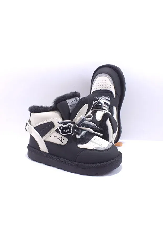 Детские ботинки для девочек с водоотталкивающим покрытием Marco Kids, Black — фото 2