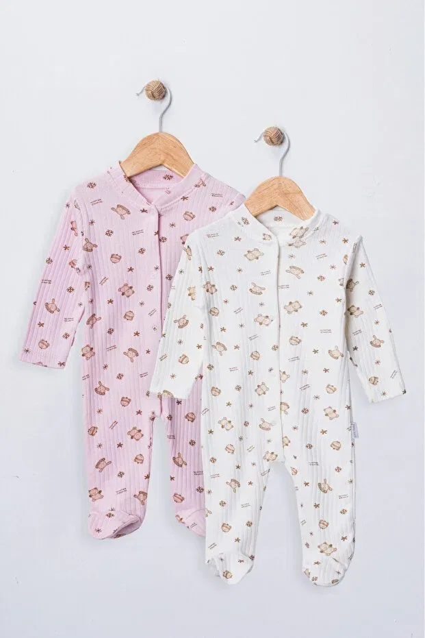 Детский комбинезон для девочек хлопковый комплект Enia Baby, Beige