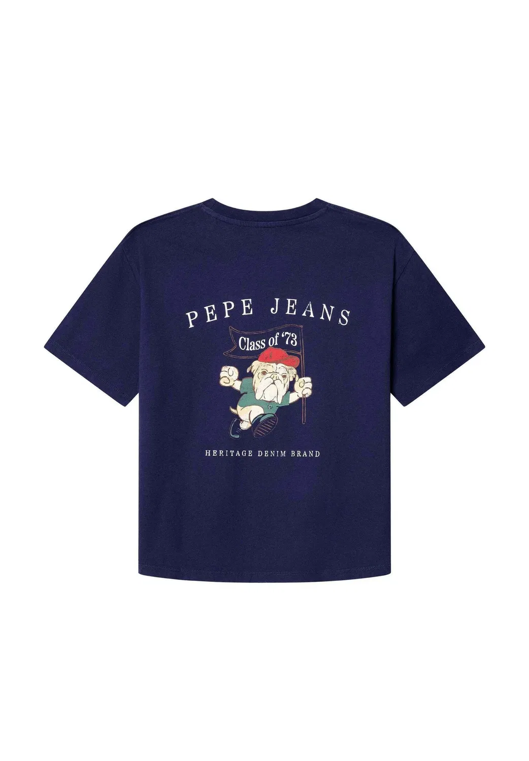 Простая футболка Jay - футболка с принтом Pepe Jeans, Navy — фото 2
