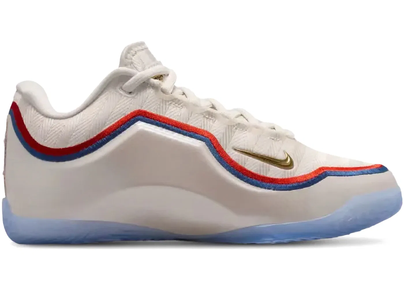 Детские кроссовки для баскетбола Nike LeBron 23, Pale Ivory/Metallic Gold/University Red/Midnight Navy
