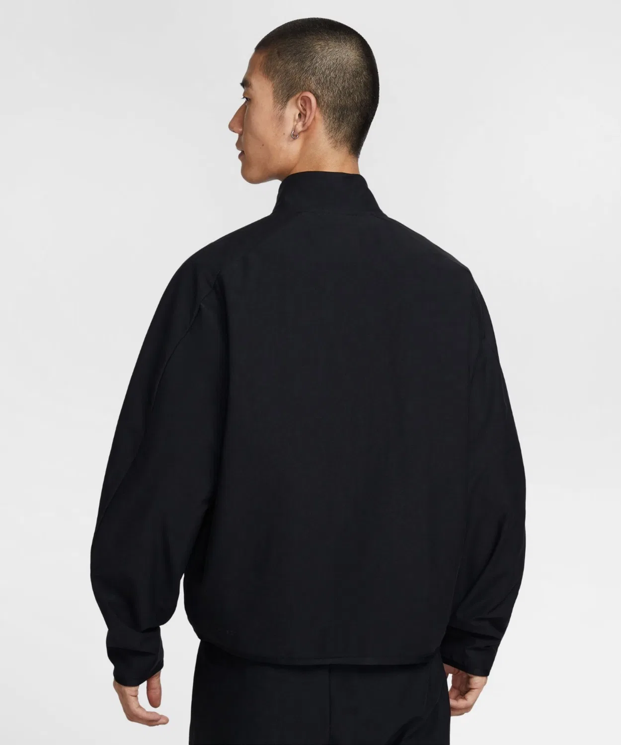 Мужская куртка-бомбер Nike Sportswear Tech Shori Knit Track Jacket, Black — фото 2