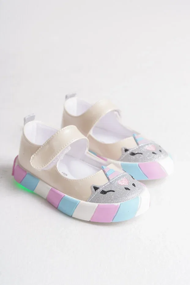 Детские балетки для девочек с пайетками Mini Angel, Sedef