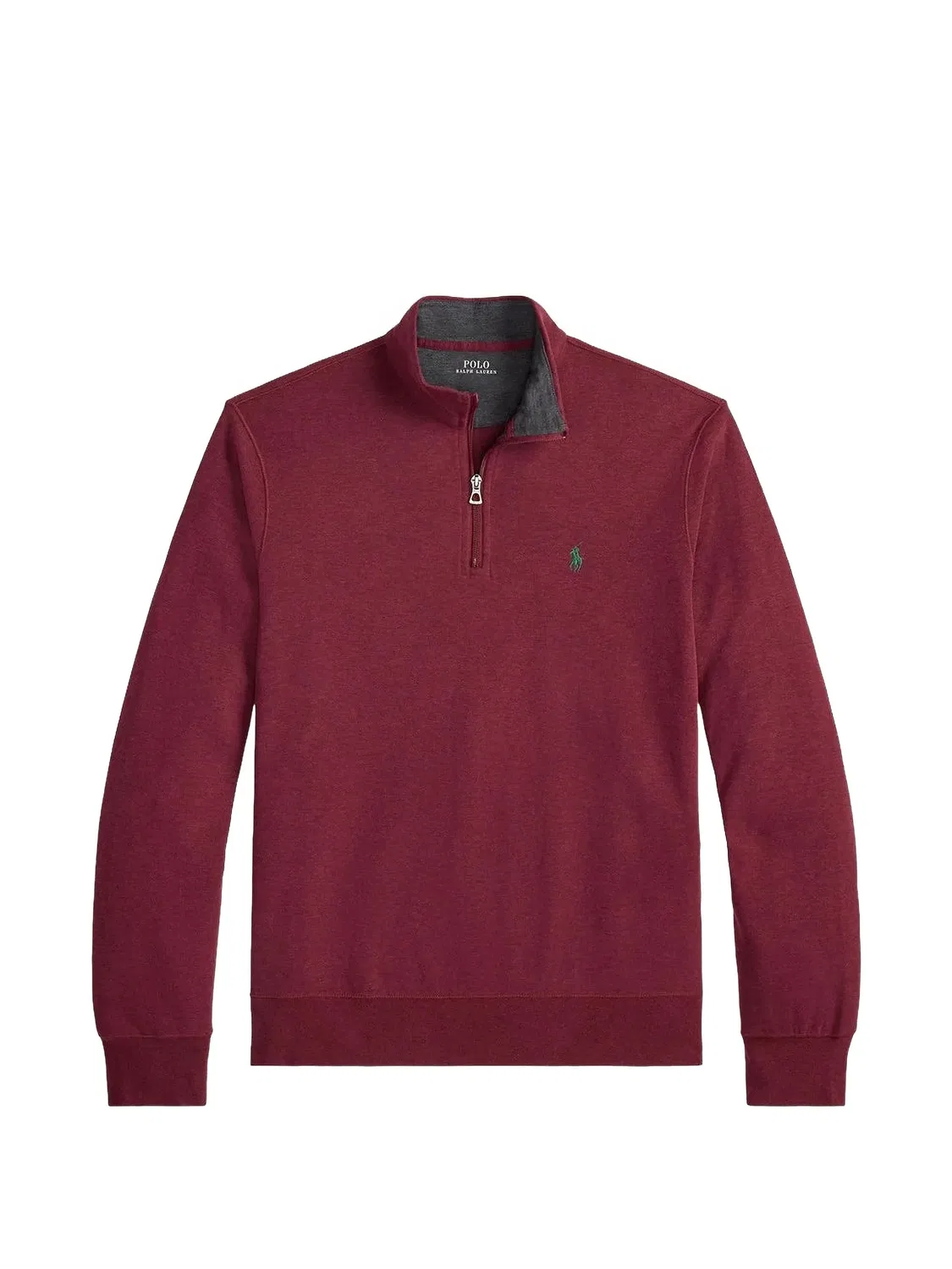 Рубашка-поло из двухниточного джерси красная Polo Ralph Lauren, красный
