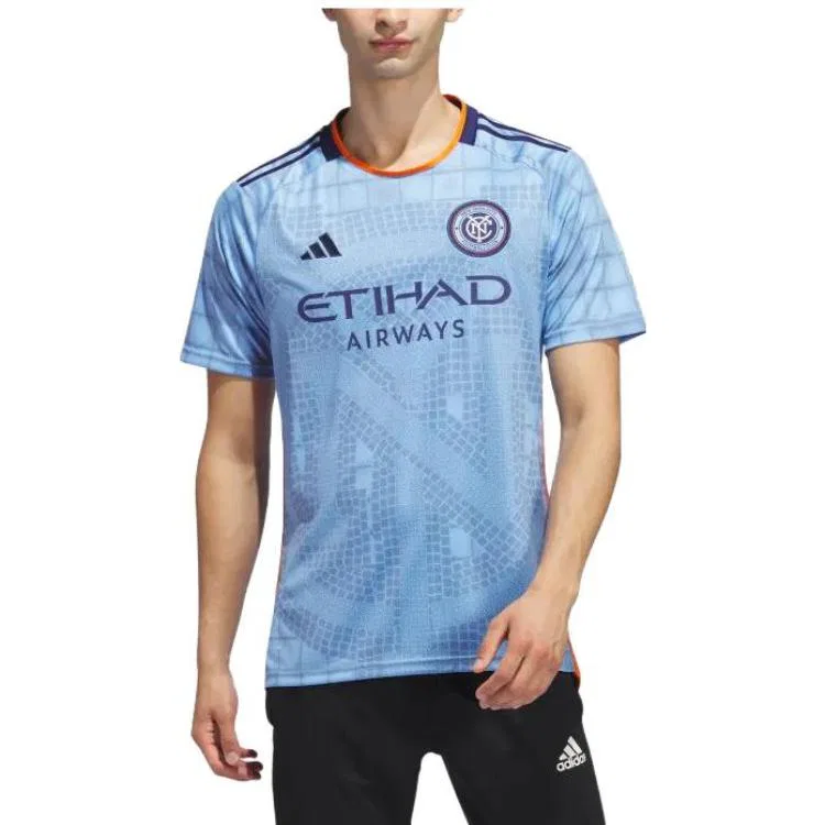 Мужская футболка с коротким рукавом Adidas New York City Fc 25/26 Home Jersey, Light Blue/BALGB — фото 4
